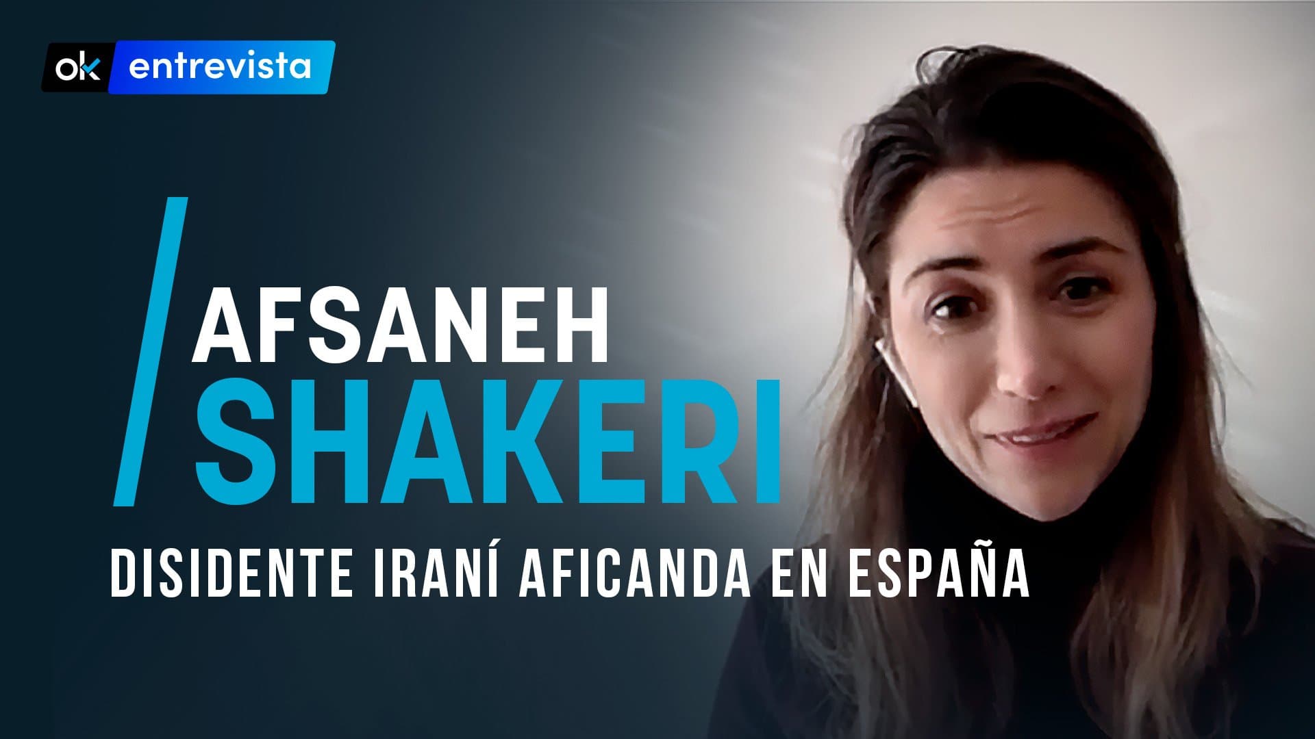 Exiliada iraní denuncia silencio cómplice de España