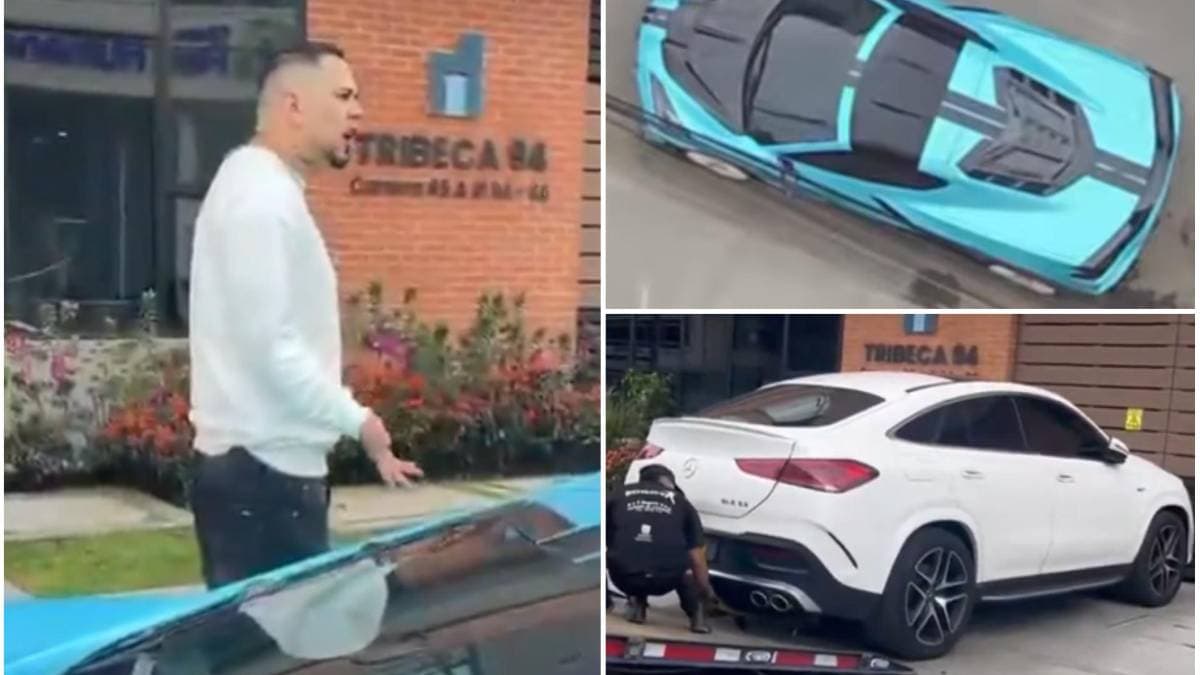 Burguesía bogotana desafía al pueblo con Mercedes de lujo